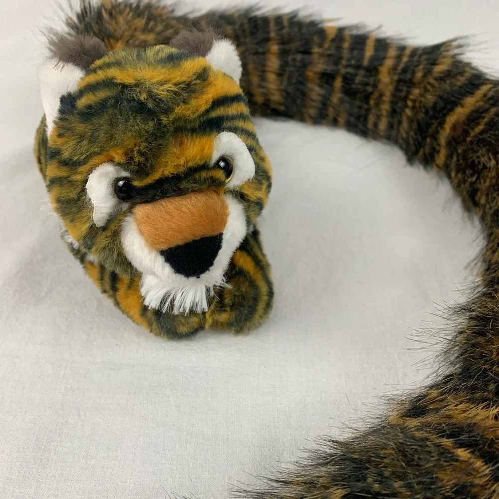 Striped Plush Tiger Tail for Kids